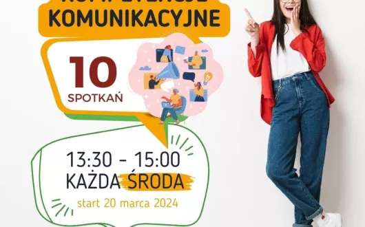 Plakat promujący grupę wsparcia