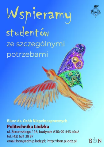 Ptak, który ma jedno skrzydło motyle zrobione z kół zębatych