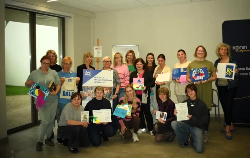 Wspólne zdjęcie uczestników warsztatów 